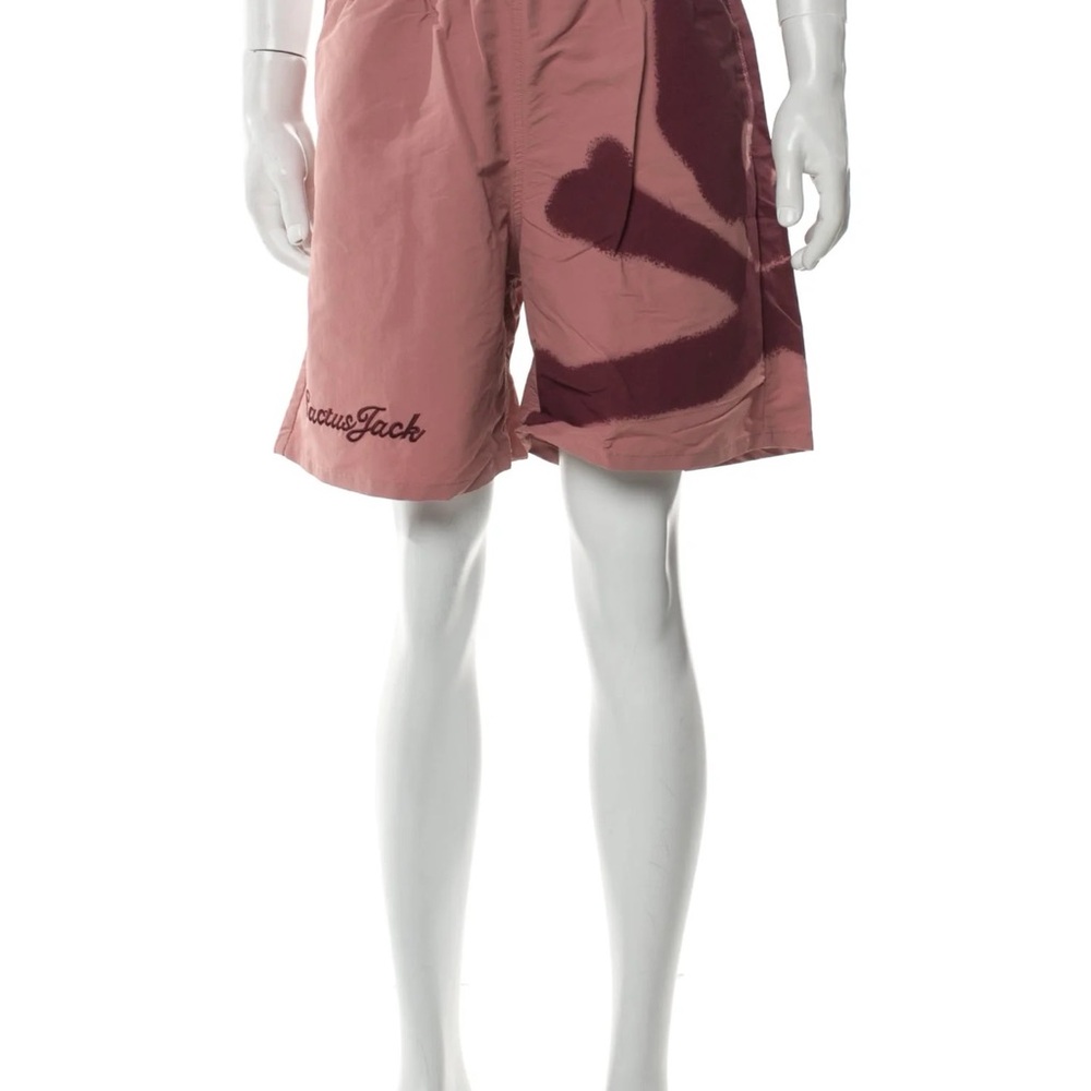 Cactus Jack by Travis Scott Maroon and Pink Athletic Shorts size XL
